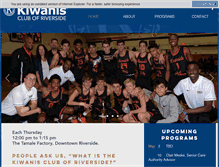 Tablet Screenshot of kiwanisofriverside.org